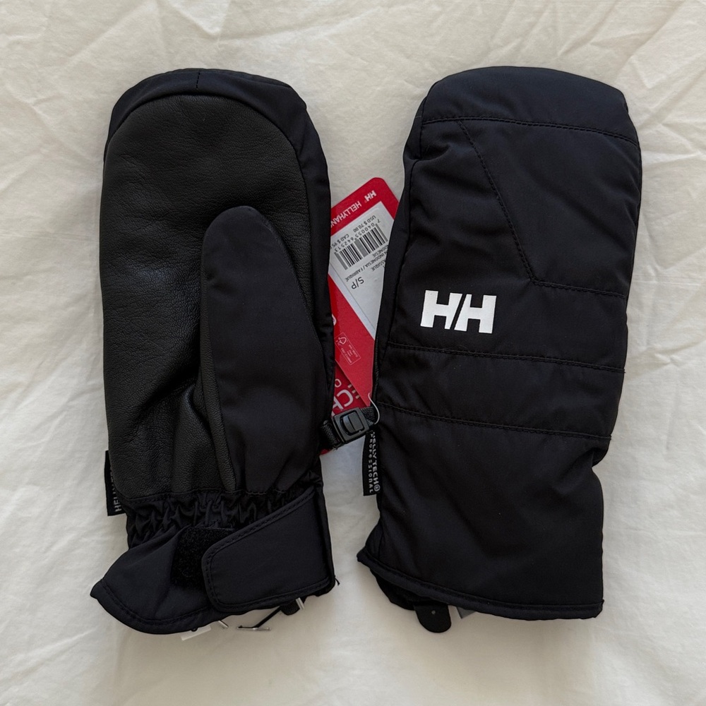 Helly Hansen Black Insulated Mittens